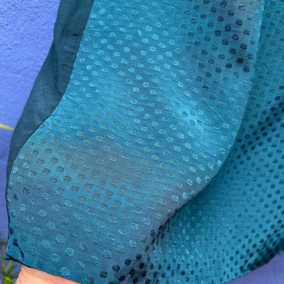 club monaco polka panel lagenlook shift dress tunic - Picture 4 of 6